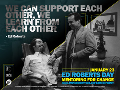 Photo of Ed Roberts Day 2016 Mentor Poster.