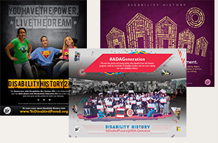 Thumbnail of previous year Disability History Week posters